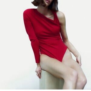 Zara Asymmetrical Bodysuit